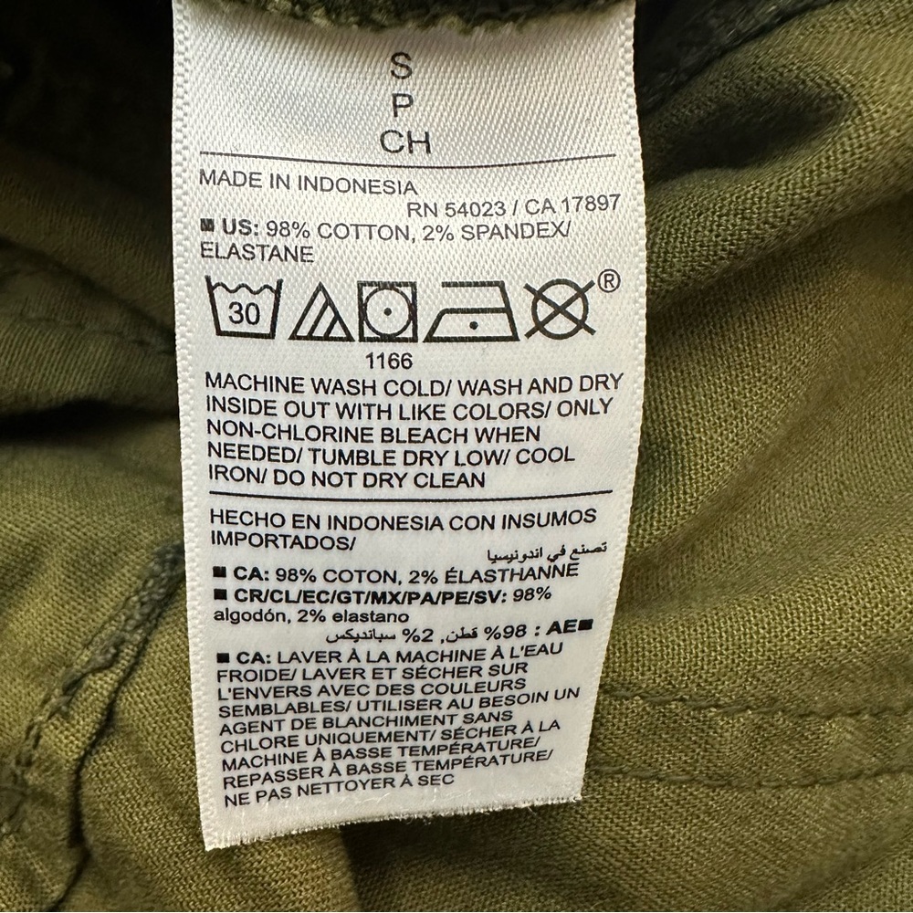 Old Navy High Rise Chino Shorts Women’s Size S Green - Picture 4 of 8